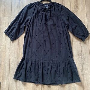 Primark black smock style dress